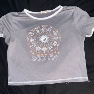 Zodiac crop top